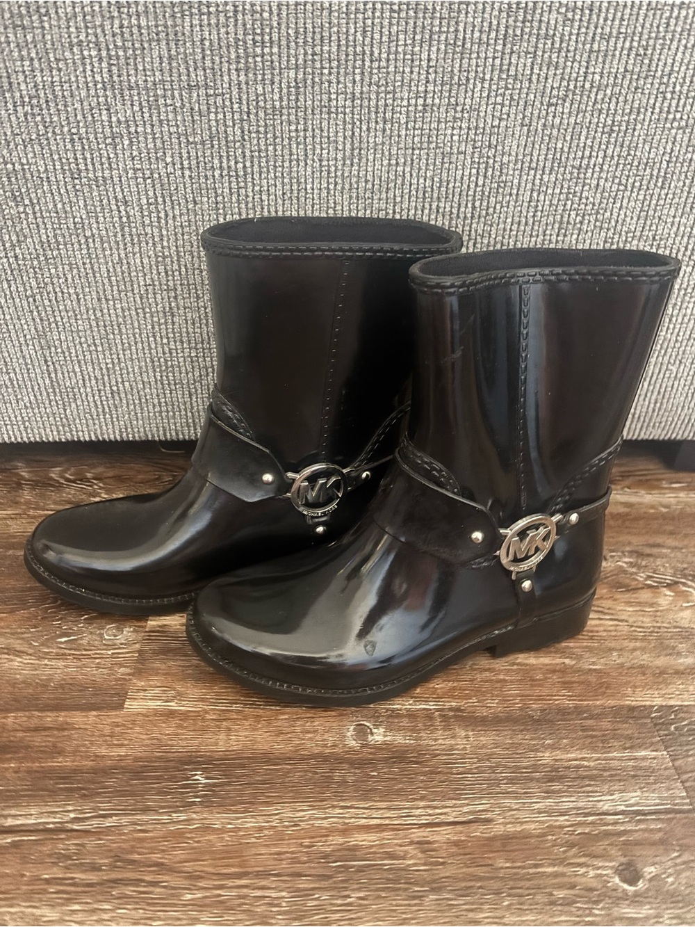 Michael Kors Black Rain Boots
